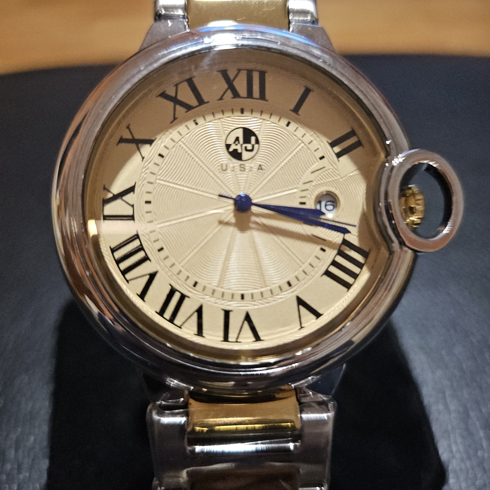 Silver and Gold Men's Watch